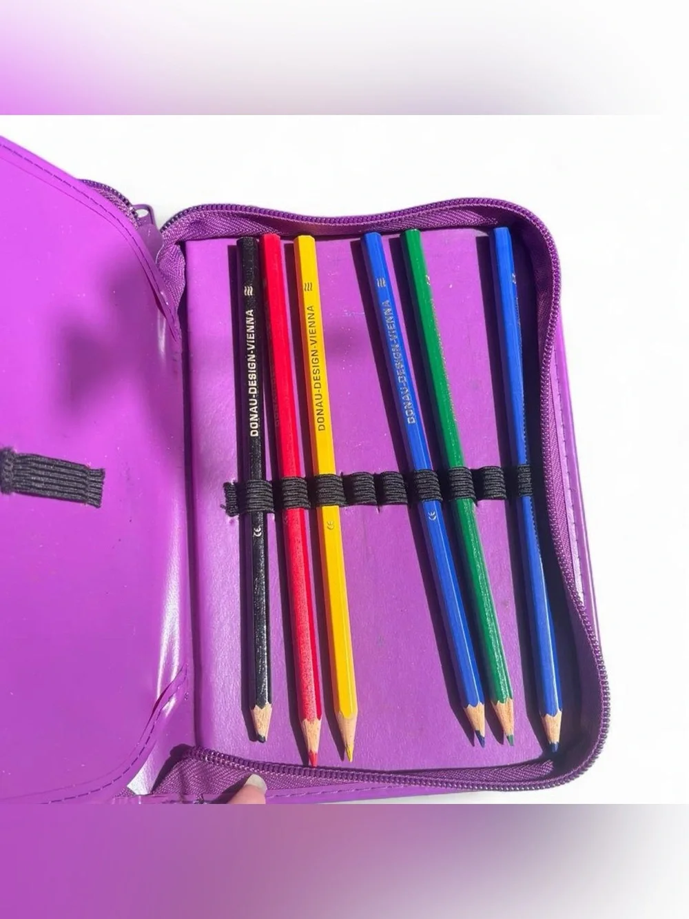 Rare Vintage 1991 Disney Mickey’s World Tour Vinyl Pencil Case Organizer